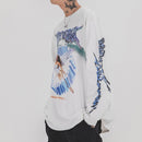 Spring Autumn Cotton Long Sleeve Tops Streetwear Men Clothing Printed Gothic Clothes 2022 Fashion Trending T Shirts Oversized