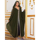 Eid Mubarek Kaftan Abaya Dubai Turkey Hijab Muslim Dress Abayas For Women Caftan Marocain Islamic Clothing Robe Djelaba Femme