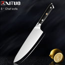Juego de cuchillos de cocina XITUO, cuchillo de Chef de acero súper alemán, cuchillo de utilidad Santoku japonés, cuchillo de carnicero para cortar y pelar, nueva herramienta de cocina