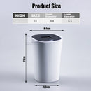 Portable Car Ashtray With Blue LED Light Automatic Solar Energy Auto Cigarette Smoke Cup Ash Tray For Car  Car Accessories