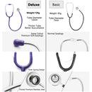 Deluxe Professional Dual Head Stethoscope Medical Doctor Stethoscope Doctor Cardiology Stethoscope Vet Medical Device instrument
