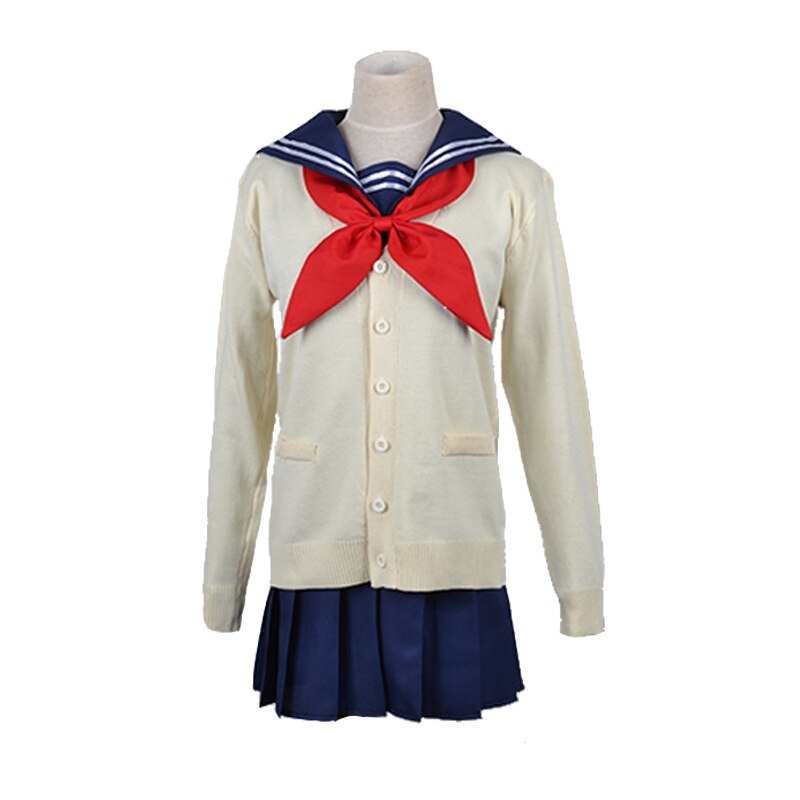 Cosplay Costume My Hero Academia Anime Cosplay Boku no Hero Academia Himiko Toga JK Uniform Women Sailor Suits with Sweaters