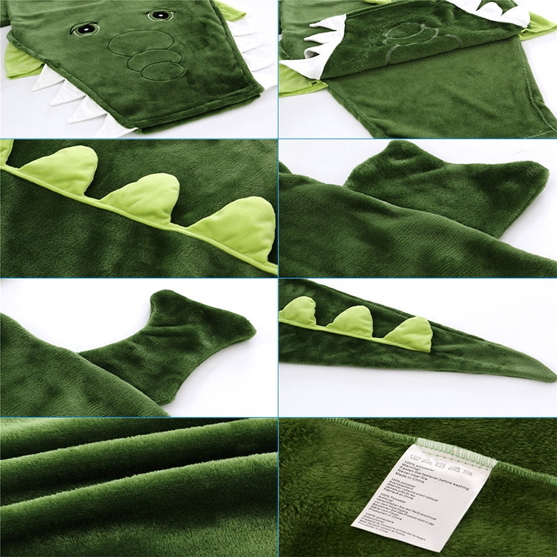 Nap Sleeping Bag Soft Fleece Shark Mermaid Tail Blanket Children Sleeping Sack Blanket Kids Mermaid Blanket Sleep Sack