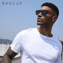 BARCUR Polarized Black Walnut Wood Sunglasses Men Square Women Sun Glasses UV400 Oculos Gafas Oculos De Sol Masculino