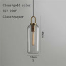 Nordic modern simple glass ball LED E27 pendant lights interior lighting lamps restaurant bedroom stair decoration hanging light