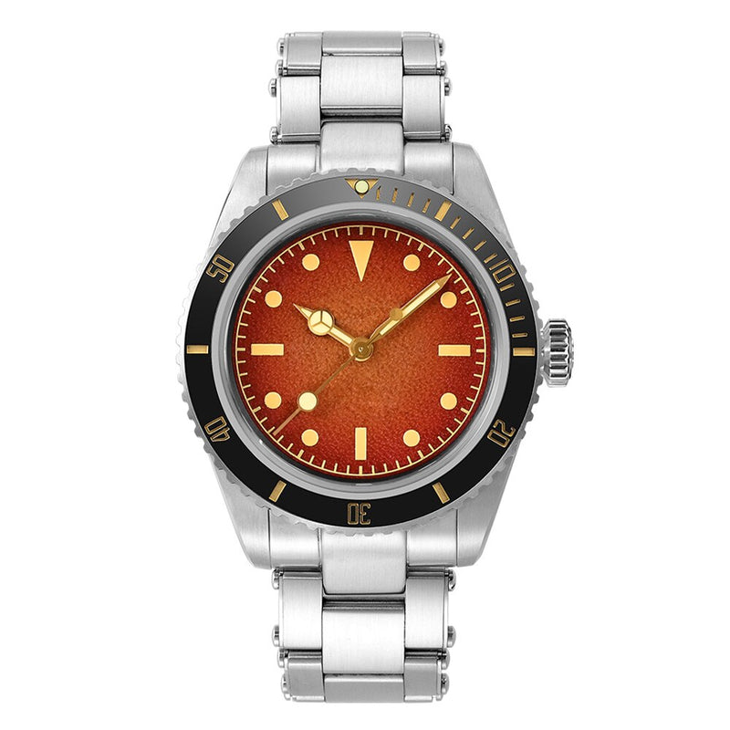 Relojes San Martin para hombre 38mm Diver 6200 Retro Water Ghost lujo zafiro NH35 reloj mecánico automático Vintage 20Bar luminoso