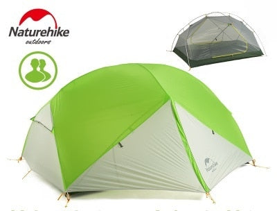 Tienda Naturehike Mongar 2, tienda de campaña para 2 personas, tienda de campaña ultraligera para exteriores para 2 personas, el vestíbulo debe comprarse por separado