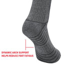 YUEDGE Men Thick Breathable Cotton Cushion Crew Outdoor Sports Hiking Trekking Socks Work Boot Socks For Men 37-46 EU