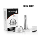 ICafilasEspresso Capsulas Recargables Nespresso Vertuoline &amp;Vertuo Stainless Steel (G2) Refillable Capsule Reusable Filter ods