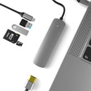 USB C Hub Dockingstation Aluminiumlegierung Typ C auf USB3.0 4K HDMI SD PD TF für Macbook Pro HP DELL Surface Lenovo Samsung