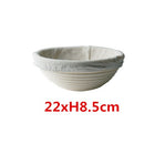 Round /Oval Banneton Brotform Bread Proofing Proving Rattan Basket Bread Banneton Dough Wicker DIY Tool