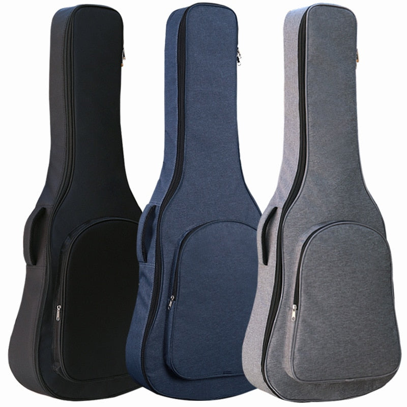 Bolsas para guitarra de 36, 39 y 41 pulgadas, funda impermeable para bajo Oxford, mochilas portátiles para guitarra, mochila gruesa, bolsa sólida portátil XA292M