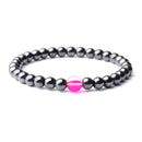 Cool Weight Loss Magnetic Therapy Bracelet Health Care 6mm Beads Hematite Bracelet Natural Stone Moonstone Charm Jewelry Pulsera