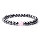 Cool Weight Loss Magnetic Therapy Bracelet Health Care 6mm Beads Hematite Bracelet Natural Stone Moonstone Charm Jewelry Pulsera