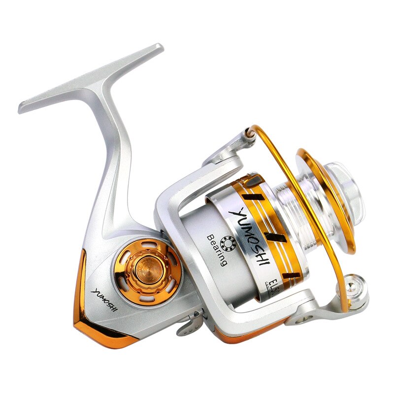 2020 GLS brand silver white EL series wire cup metal rocker arm interchangeable left and right spinning wheel fishing reel