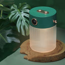 Humidificador de aire portátil de gran capacidad, batería de 4000mah, generador de niebla de coche eléctrico USB, humidificadores, difusores con lámpara, 2 salidas de niebla