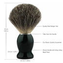 Shaving Brush Badger Hair 26mm Wood Handle Clear Acrylic Stand Stainless Steel Bowl for Men Wet Shave Brushes Set Gift