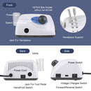 Fuerte 210 105L Taladro eléctrico para uñas 105L Máquina de mano para máquina de manicura Taladro eléctrico para uñas Juego de manicura Herramienta de arte de uñas