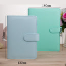 MINKYS Macaroon Color A6/A5 PU cuero DIY Binder Notebook Cover diario Agenda planificador Bullet Cover papelería escolar