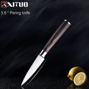 XITUO Kitchen knife Chef Knives 1-5PCS Japanese High Carbon Stainless Steel Cleaver Vegetable Santoku Knife Utility Slicing Tool