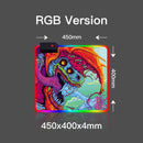 Sovawin Gaming Mouse Pad RGB Backlight Mat 900x400 Gamer XXL Computer Mousepad CS GO Hyper Beast Non-Slip Rubber Desk Mat For PC