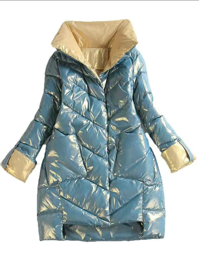 2022 Neue Winterjacke Hohe Qualität stand-callor Mantel Frauen Mode Jacken Winter Warme Frau Kleidung Lässige Parkas