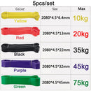 Rehabilitation Sports Resistance Bands Hanging Training Pull Rope Rubber Loop Home Fitness Pilates Expander Gym Yoga Equipment