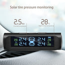 Solar TPMS Tire Pressure Monitoring System Universal Wheel Air Pressure Security Alarm External Sensors Multi Warnning Function