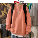 LAPPSTER Men Solid 7 Colors Harajuku Hoodies 2022 Mens Autumn Korean Fashions Oversized Sweatshirts Japanese Streetwear Clothes