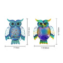Metal Owl Home Decor for Garden Decoration Outdoor Statues Accessories Sculptures and Miniatures Animales Jardin