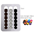 Metal Coffee Pods Holder Aluminum Mirro-Plating Stand Coffee Capsule Storage Rack Nespresso Coffee Capsulas Stand For Nespresso