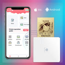 Phomemo Mini-Drucker M02 Thermo-Aufkleber-Etikettenmaschine Handheld Wireless Pocket Photo Print für Android IOS Phone Printing