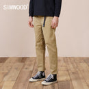 SIMWOOD 2022 Spring New Loose Tapered Ankle-length Pants Men Casual Hip Hop Streetwear  Plus Size Trousers Quality Clothing