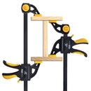 6”/12” Woodworking Clamps Quick Release Wood Clamp Plastic F Clip Fixed Clamp Grip Work Bar Spreader Gadget DIY Hand Tools 1pc