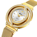 2020 MISSFOX, relojes de lujo para mujer, reloj magnético para mujer, reloj de pulsera de cuarzo con bisel hueco, reloj de pulsera Xfcs con diamantes a la moda para mujer