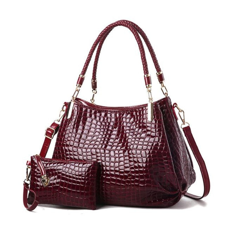Famous Designer Brand Bags Women Leather Handbags 2022 Luxury Ladies Hand Bags Purse Fashion Shoulder Bags Bolsa Sac Crocodile