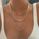 2021 Thin Snake Chain Necklace For Women Fashion Collar Gold Choker Necklaces Party Accessories Minimalist Jewelry