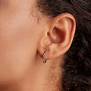 WOSTU New Arrival 100% 925 Sterling Silver Bicolor Earrings For Women Making Fashion Jewelry 2019 New Earrings CQE719