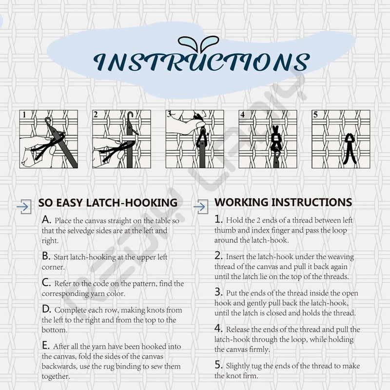 Latch Hook Rug Red Bus London Chunky Yarn Tapestry Kits Crocheting Cushion Mat DIY Carpet Rug Needlework Hobby &amp; Crafts 58*85cm