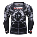 MMA T-Shirt Herren Rashguard Jiu Jitsu Bjj T-Shirt Langarm Fitness Muay Thai Boxsport Pullover Mma Rashguard Boxtrikot