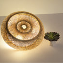 Bamboo Ceiling Lights for Living Room Chinese Style Hanging Ceiling Light Cover Bedroom Ceiling Lamp Kitchen Home Decor