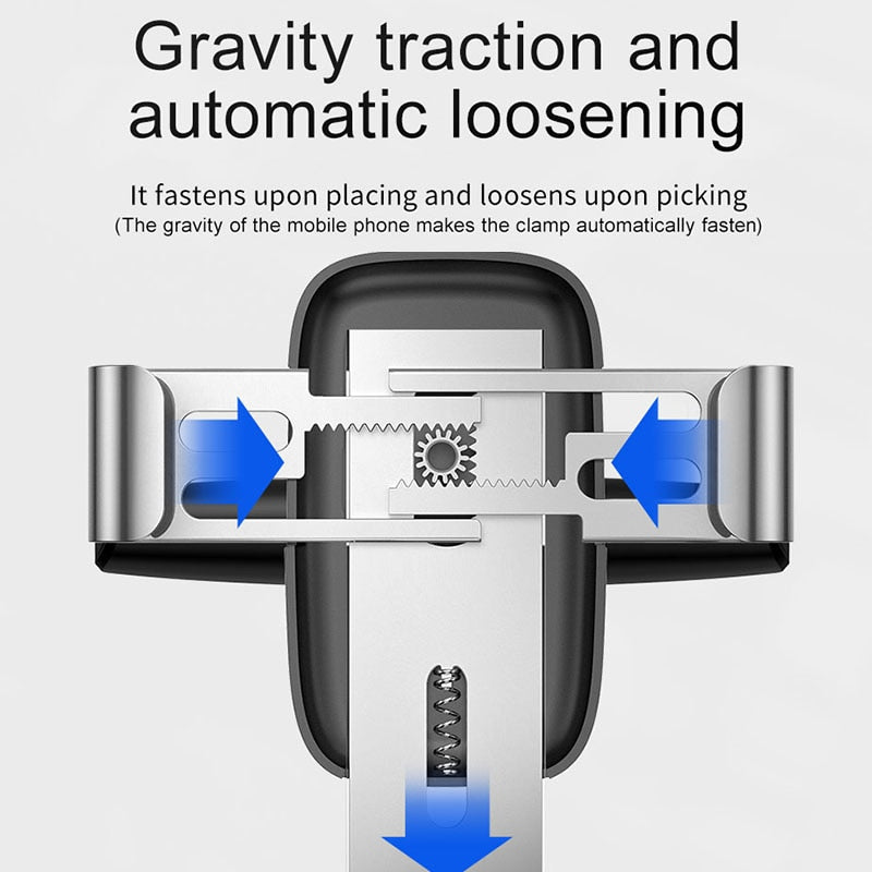 Baseus Gravity Autotelefonhalter Unterstützung Smartphone Autohalterung CD Slot Mount Handyhalter für Autoladestation