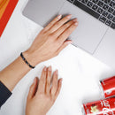 Pulsera Rainso de acero inoxidable a la moda para mujer con imán Energy Bio Health Care Jewerly pulsera vikingo amantes cadena de mano