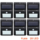 Solar Power Lamp 48 leds Solar Street Light For Outdoor Garden Wall Yard LED Security Lighting Adustable Lighting Angle 280lm