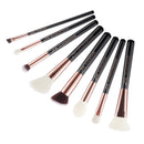 Jessup Makeup Brushes Kit 6-25pcs Black/Rose Gold Powder Foundation Eyeshadow Line Highlighter Concealer Blender Cosmetic Set