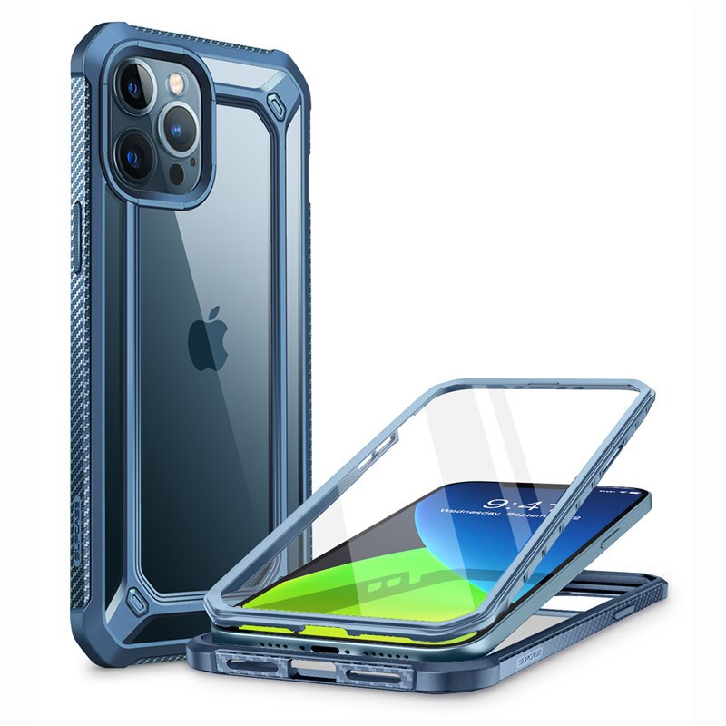 SUPCASE For iPhone 12 Pro Max Case 6.7 inch (2020 Release) UB EXO Pro Hybrid Clear Bumper Cover WITH Built-in Screen Protector