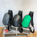 Fashion Chest Bag Men Universal Polyhedron Diagonal Hard Shell Waterproof Function Backpack Riding Couple Shoulder Bag