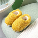 Winter Kids Slippers Solid Candy Color LAMBS WOOL Indoor Shoes for Boys Toddler Girls Soft Warm Non Slip Floor Children Shoes