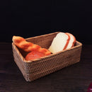 Hand-woven Rattan Basket Storage Box Baskets For Organizing Vegetable Fruit Storage Box Organizer Cestas De Almacenamiento De