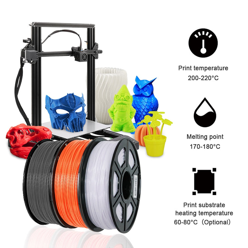 SUNLU PETG 3d Filament 1.75mm For 3D Printer PETG Filament 5rolls/set Dimensional Accuracy +/-0.02mm